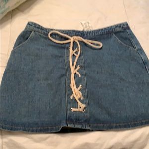 Denim skirt